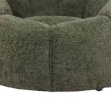 Pair of armchairs in bouclette fabric. Contemporary.