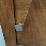 Art Deco bedside table in wood and marble