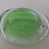 Cendrier du milieu du siècle en verre métallurgique, par Glasswork Novy Bor, années 1960.