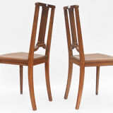 Pair of chairs canned from the 1900s period