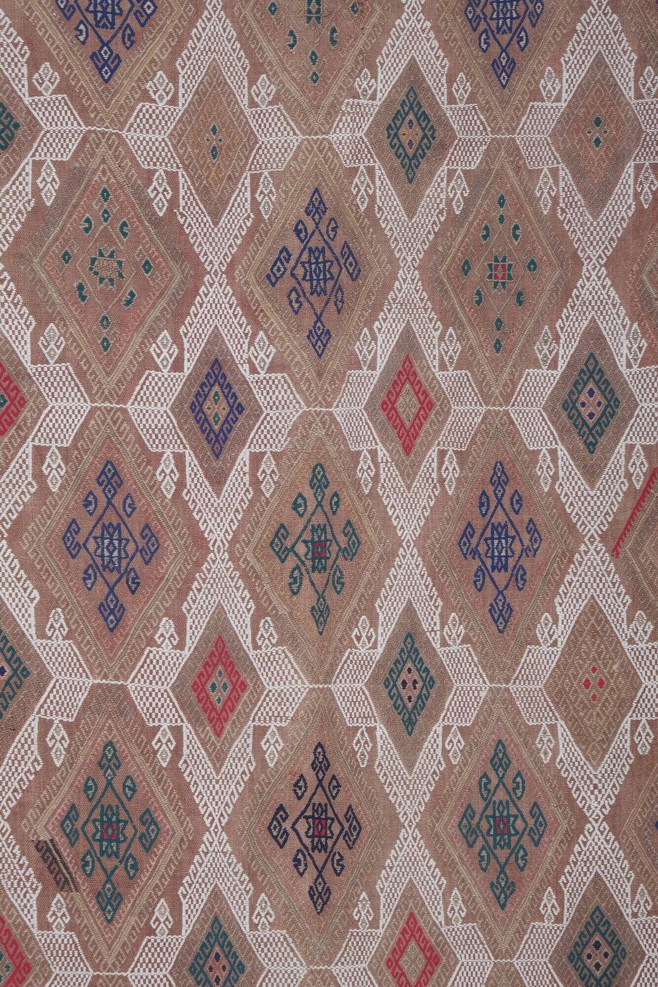 Tapis Kilim turc vintage tissé main