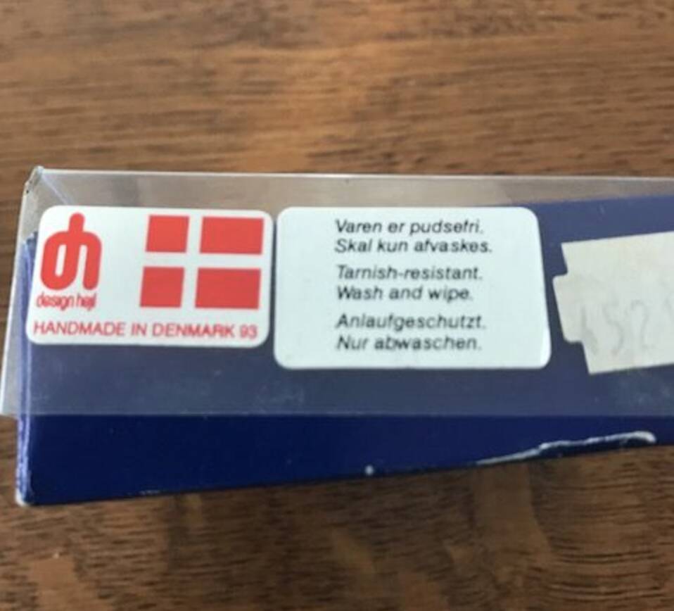 Pair of round candlesticks in silver metal, Danish design