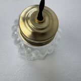 Ancien lustre cascade vintage 3 feux 1960