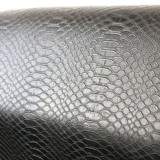 Black snakeskin modular sofa by Don Chadwick for Herman Miller 1970s