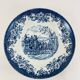 Breakfast Cup and Saucer Coaching Scenes Blue by Johnson Bros