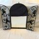 Art Nouveau wrought iron mirror