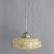 Grand plafonnier beige Art Déco - années 1930-1950