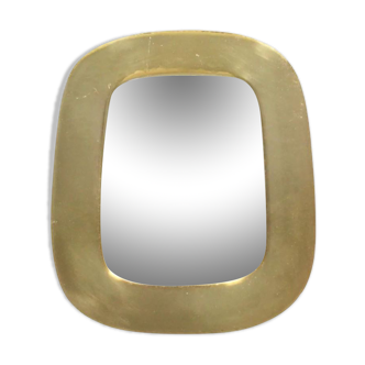 Small brass mirror