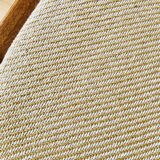 Set of 4 vintage chairs in teak and wool