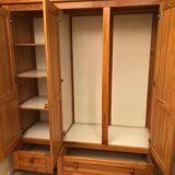 Solid pine wardrobe