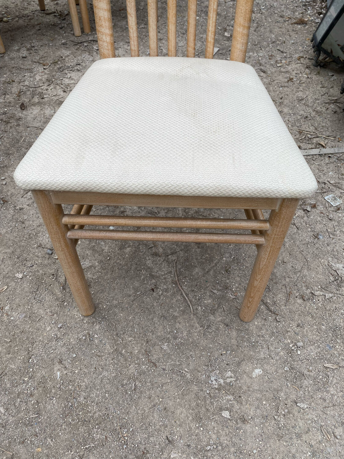 6 wooden design chairs