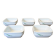 Set of 5 vintage bowls from Eva Air in porcelain from Noritake Japan