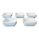 Set of 5 vintage bowls from Eva Air in porcelain from Noritake Japan