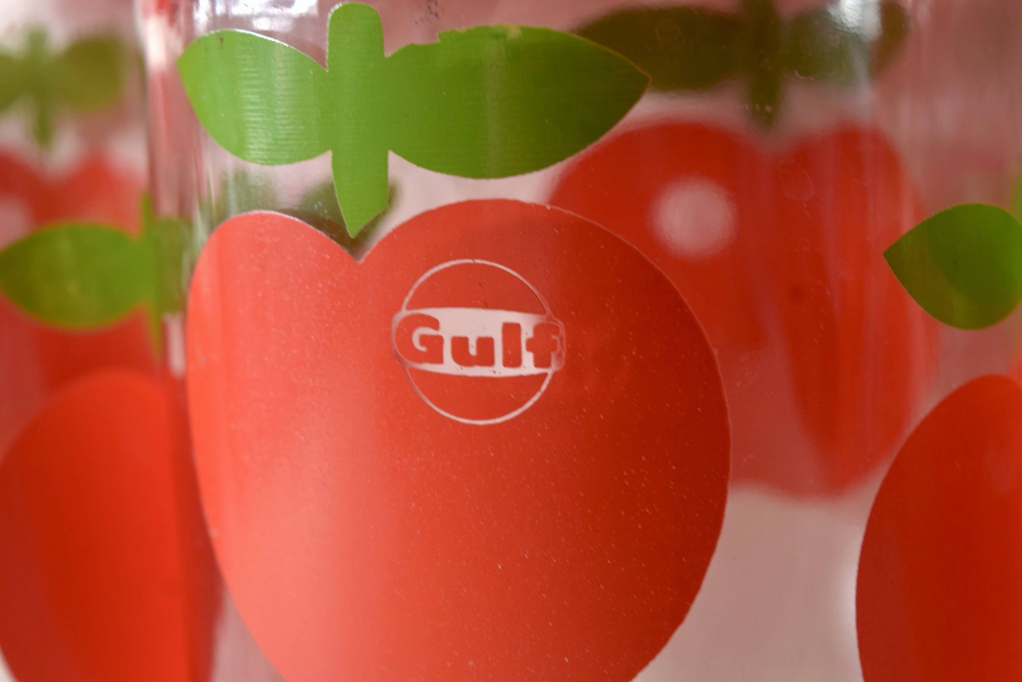 Set of 5 vintage Henkel Pommes pots - advertising edition for Gulf