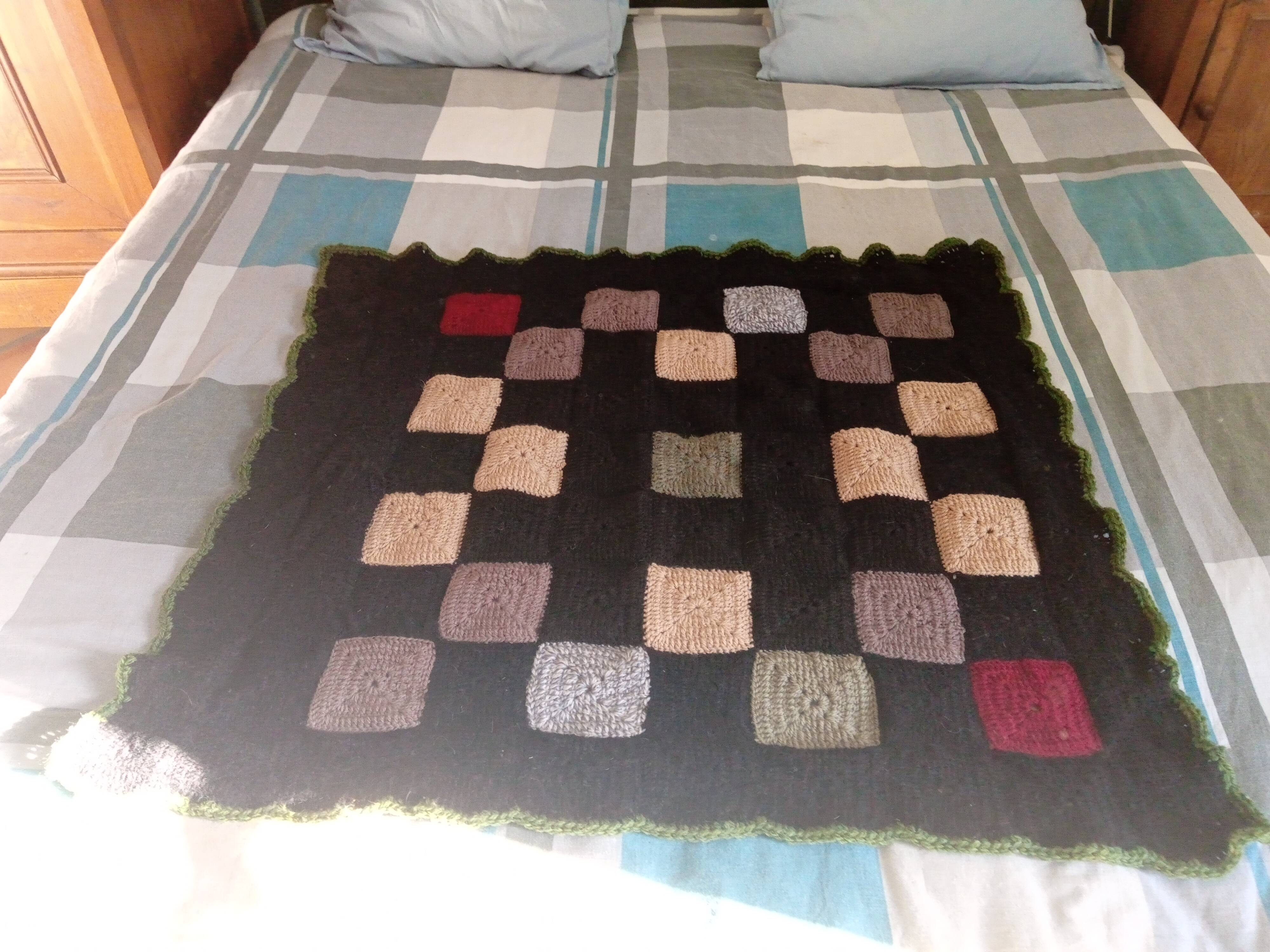 Vintage patchwork plaid