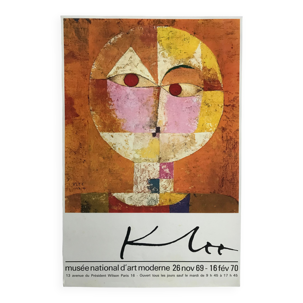 Paul Klee Litografia COA originale numerata a matita