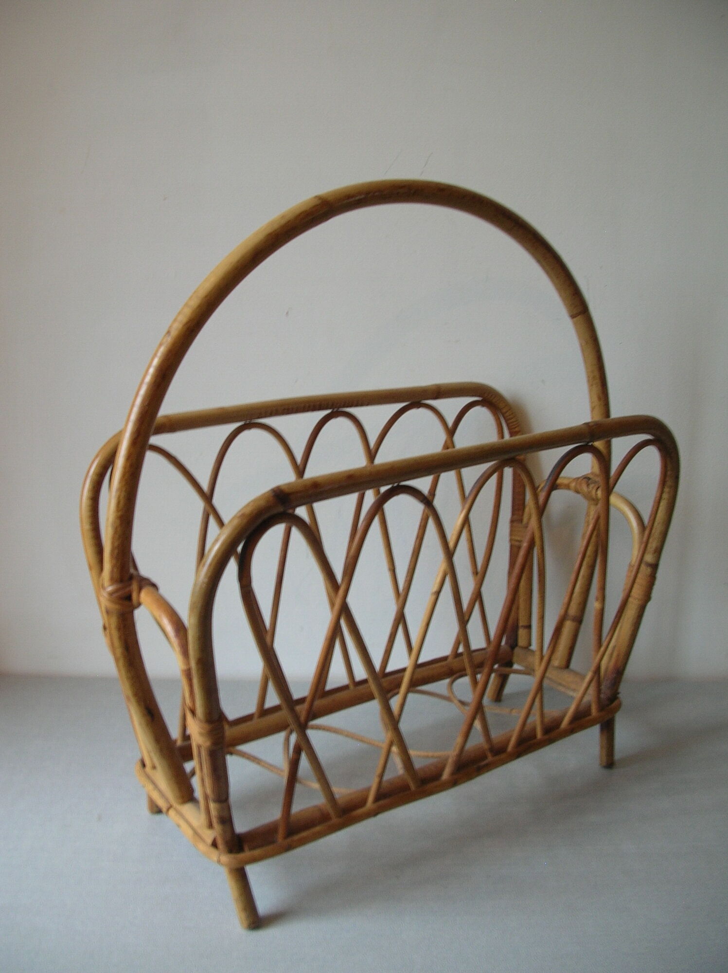 Old door review years 1960/1970 bamboo rattan