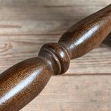 Wood & straw fireplace chair mountain chalet country cottage no dudouyt 60's