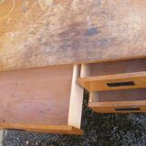 Wood and metal desk from the 60s/70s