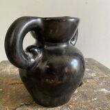 Design black vase with ears