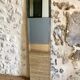 Antique bevelled mirror