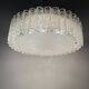 Glass Tubes Chandelier Flush mount from Doria Leuchten, 1960s