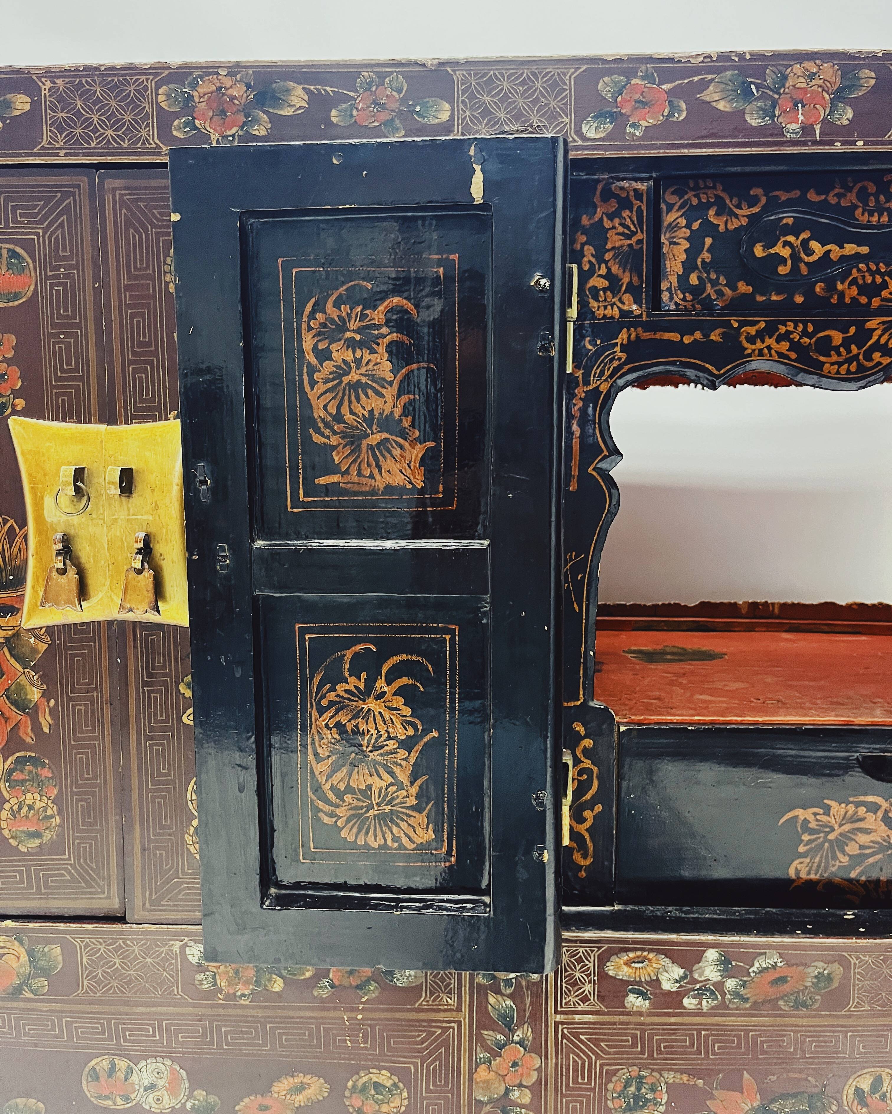 Chinese lacquer cabinet