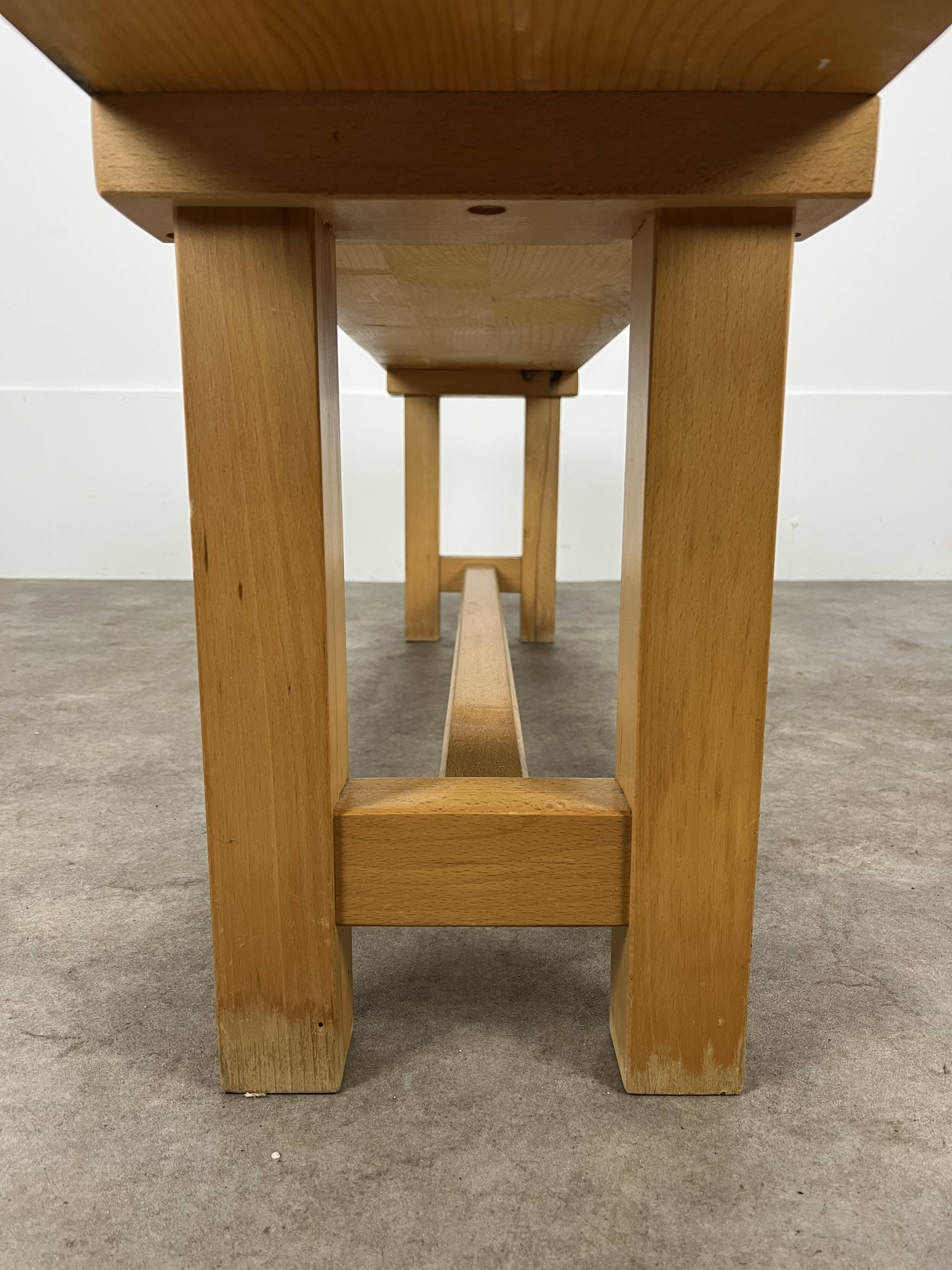 Vintage solid pine bench 150 cm