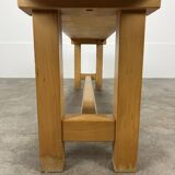 Vintage solid pine bench 150 cm