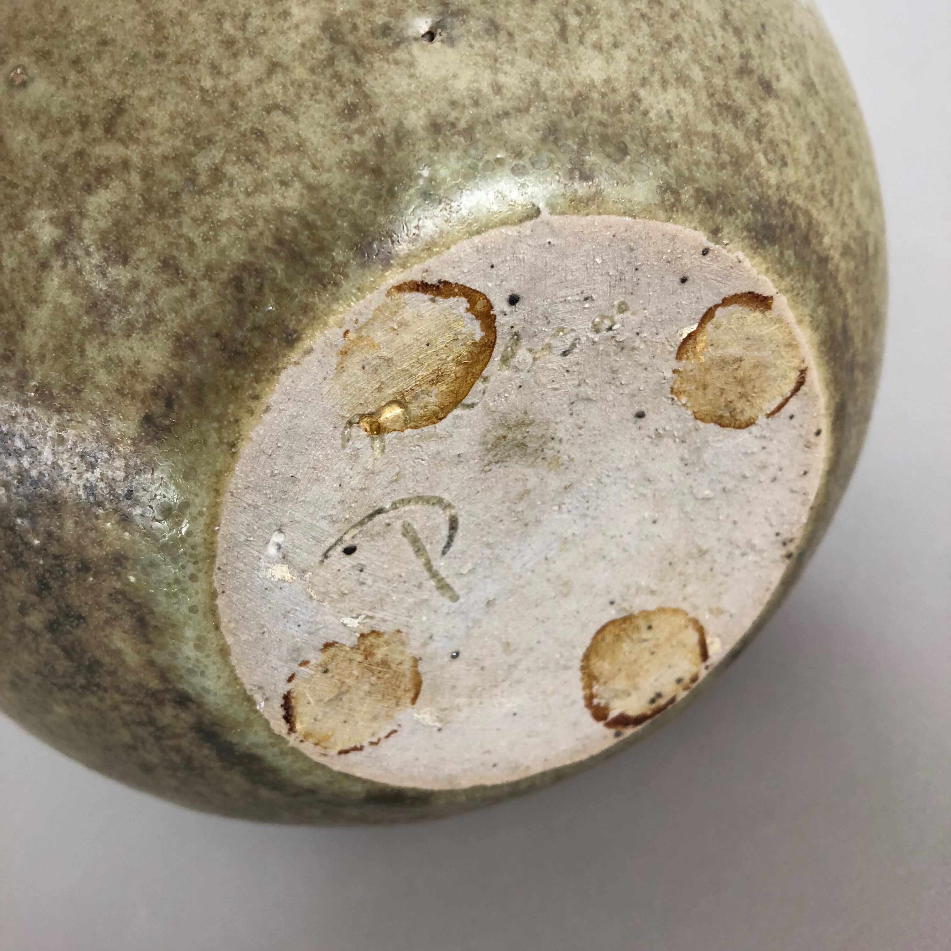 Original 1960 ceramic studio pottery vase by Piet Knepper for Mobach in the Netherlands