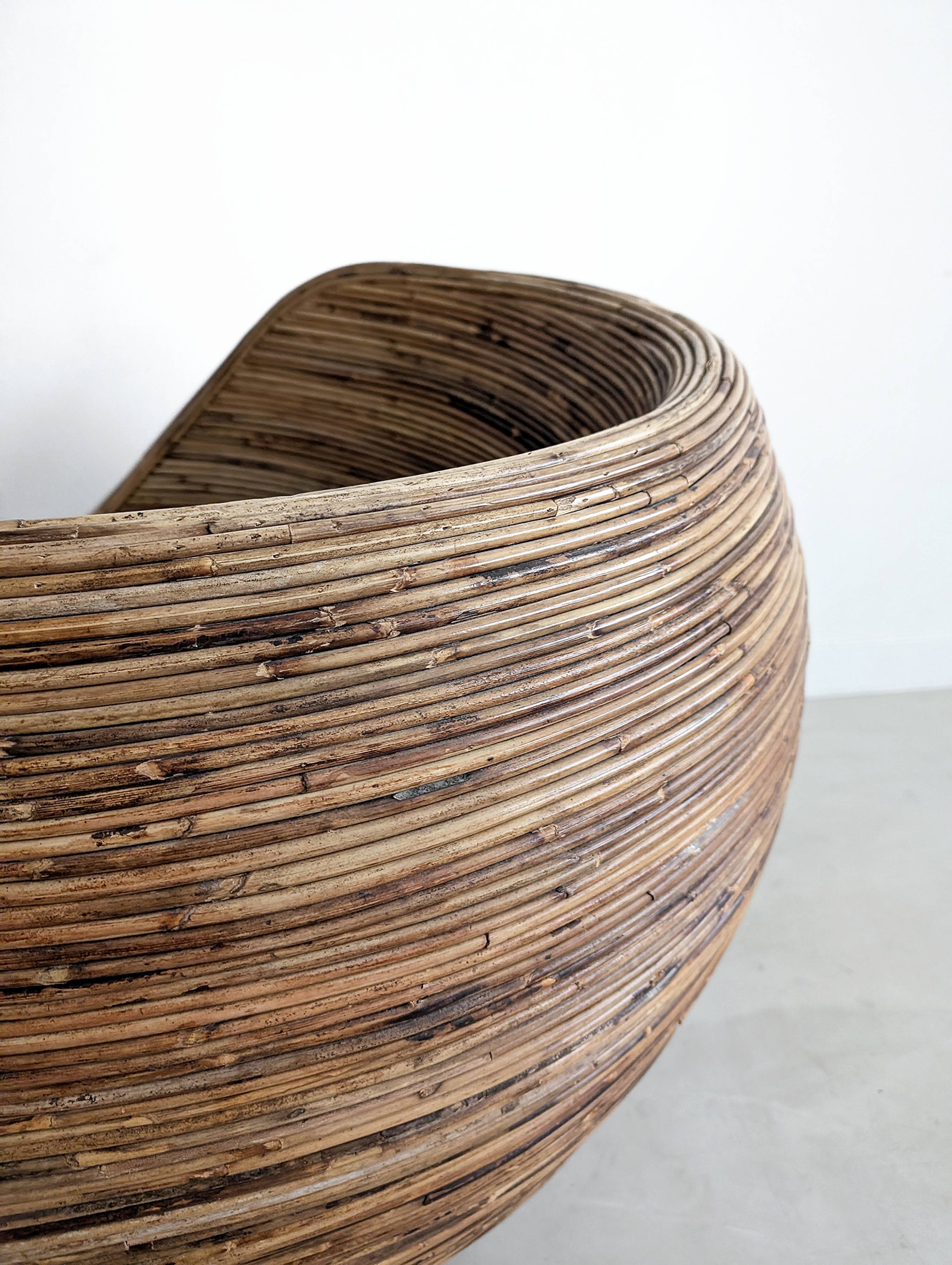 Pencil Reed 'Sarang' Chair by Habitat 1980s