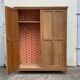 Armoire parisienne art déco 1930 penderie démontable bois brut