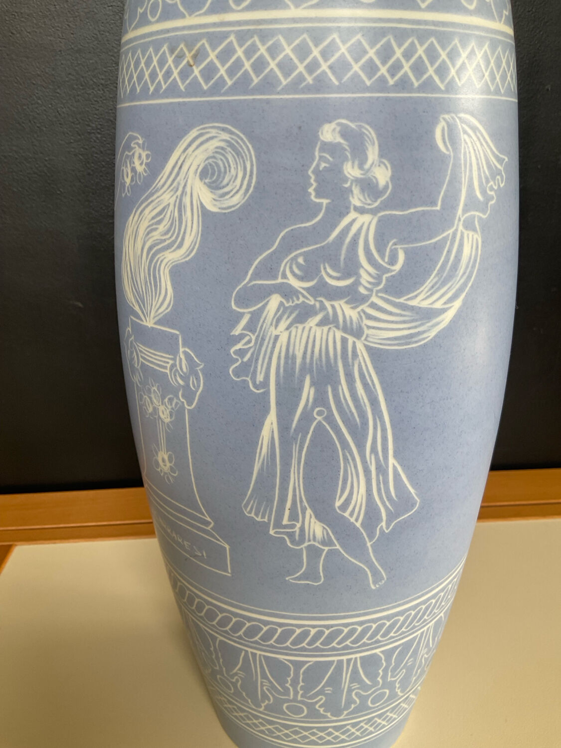 Italian vase by V. Cardaresi from the 1970s.