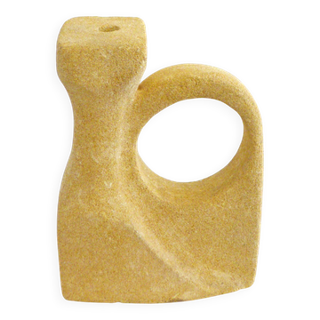 Openwork stone sculpture from the 1970s