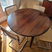 Table ronde par VV Møbler Spottrup extensible en bois de rose
