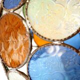 Multicolored ball glassware pendant lamp