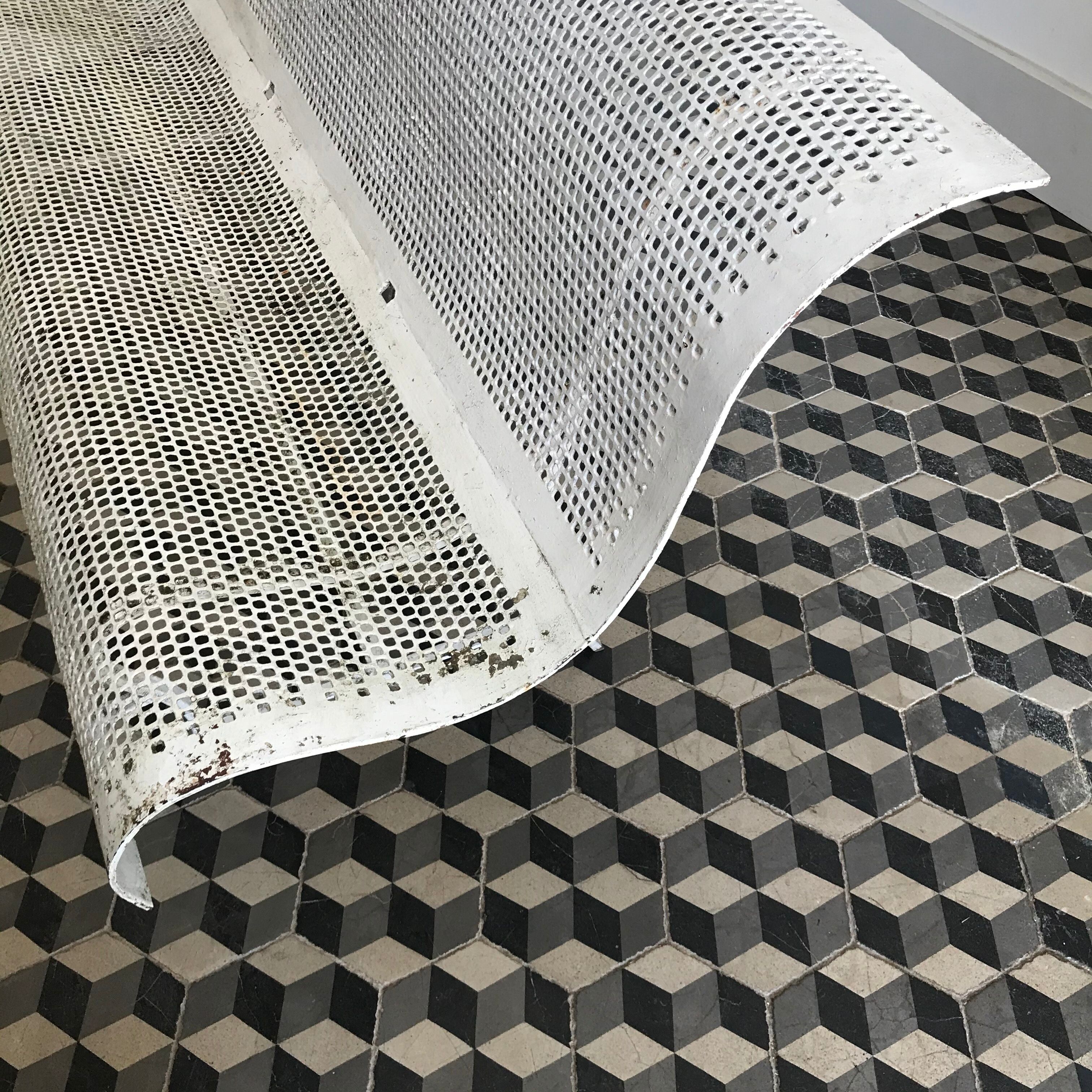 Banc de jardin en métal