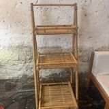 Vintage bamboo shelf