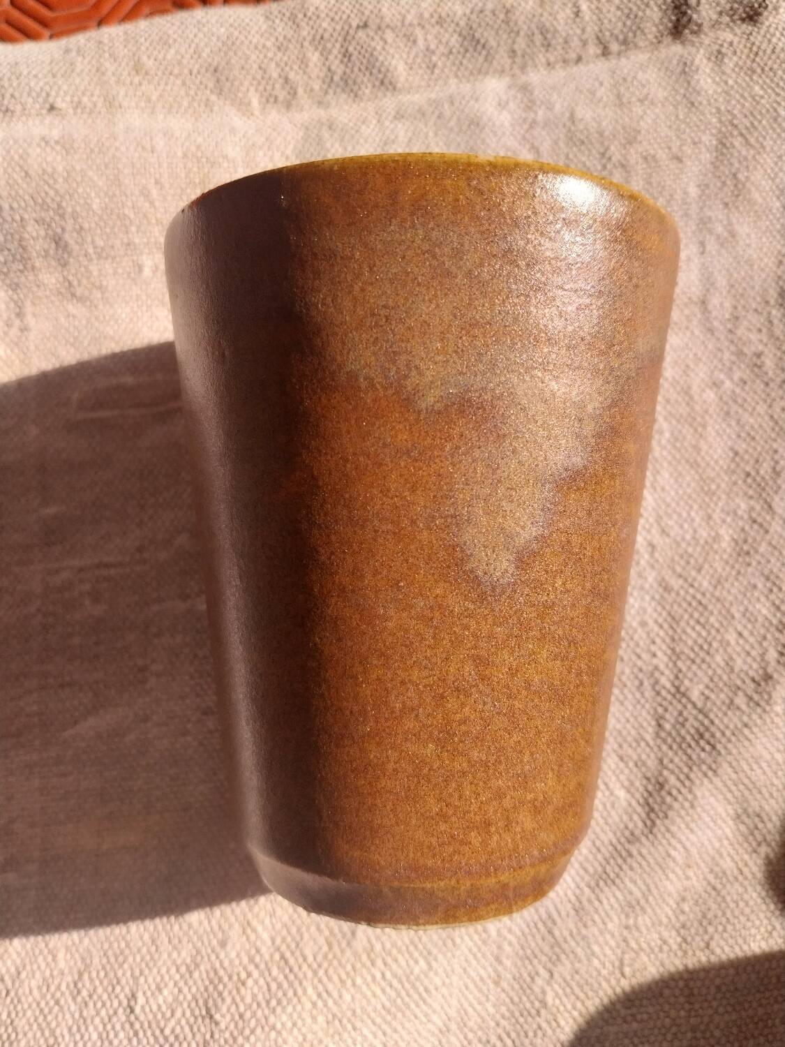 Digoin grespots vintage stoneware glasses/cups