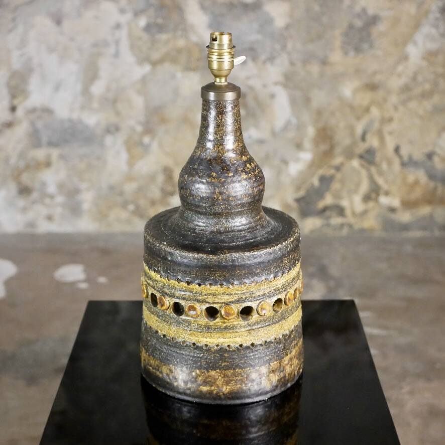 Georges Pelletier ceramic lamp, 1960s