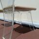 Chaises design en plexiglass Lucite annees 70
