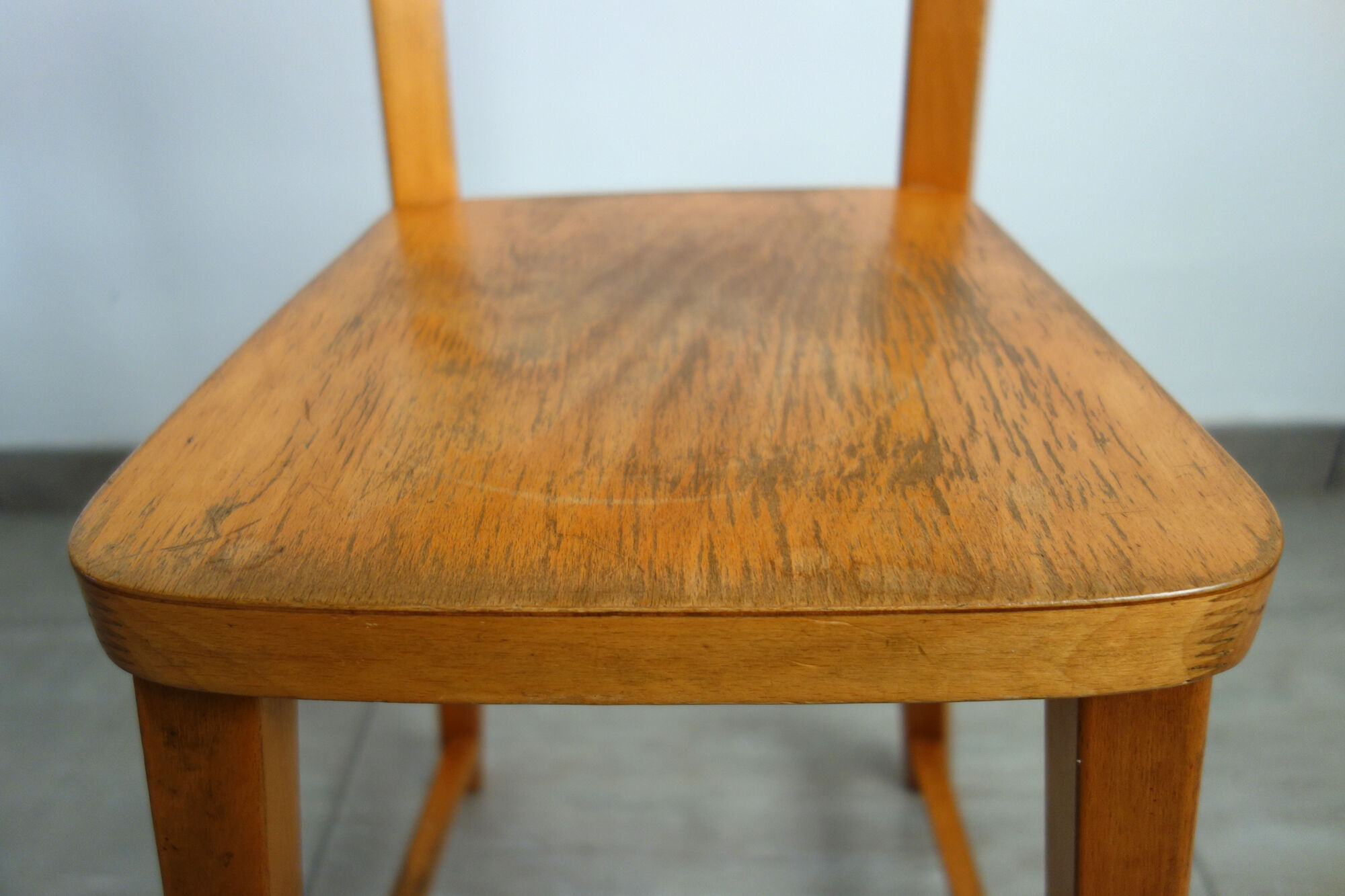 Children's wooden high chair