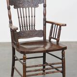 Antique English spindle chair