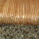 French antique turned wooden bobbin chair with rush seat 4156