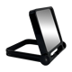 Double Miroir de Table Noir de Roberto Maderna pour Gedy, 1970