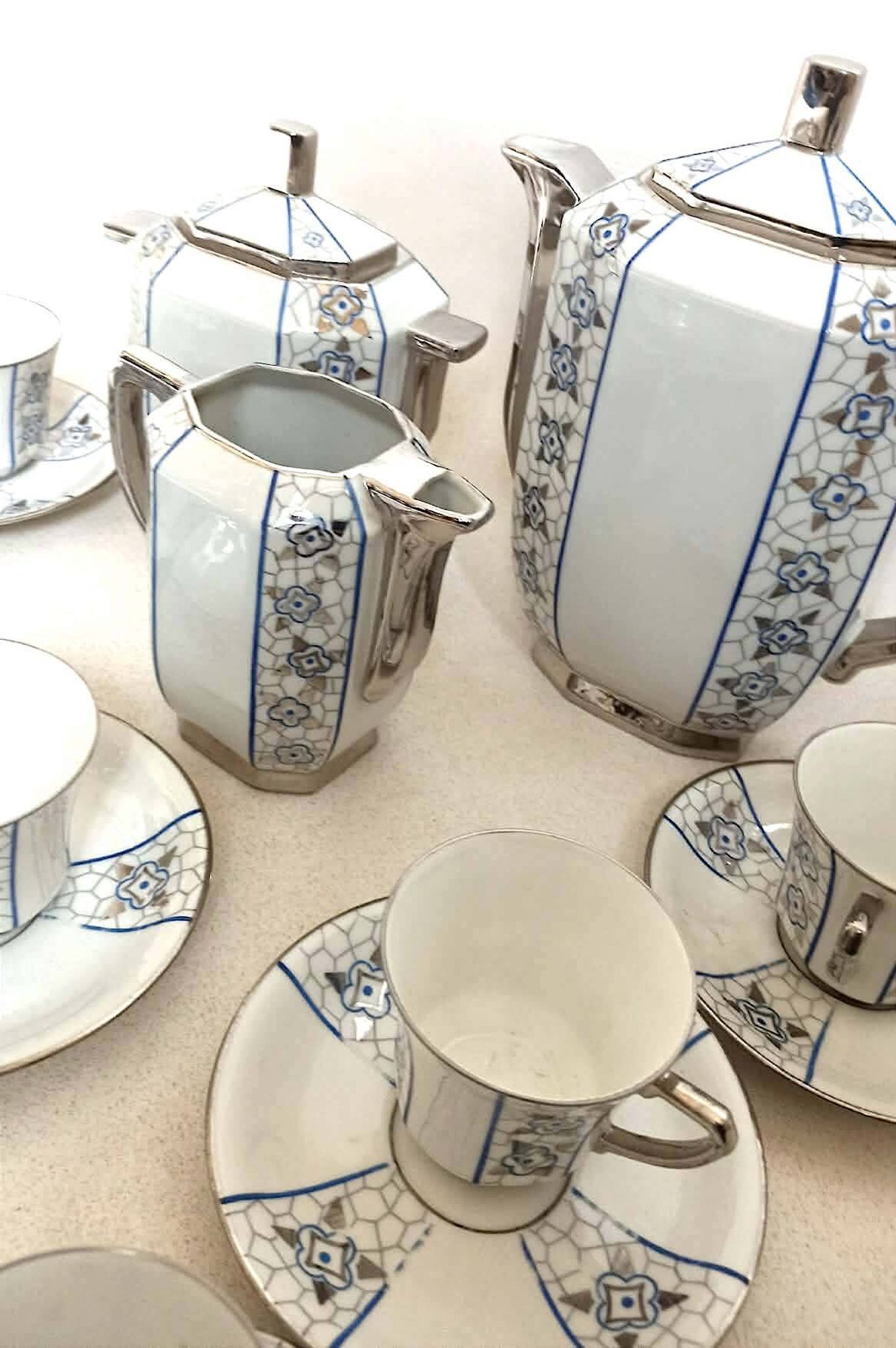 Art Deco coffee service 14 pieces