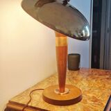 Art Deco style articulated lamp - Wood and brass - 1930s period