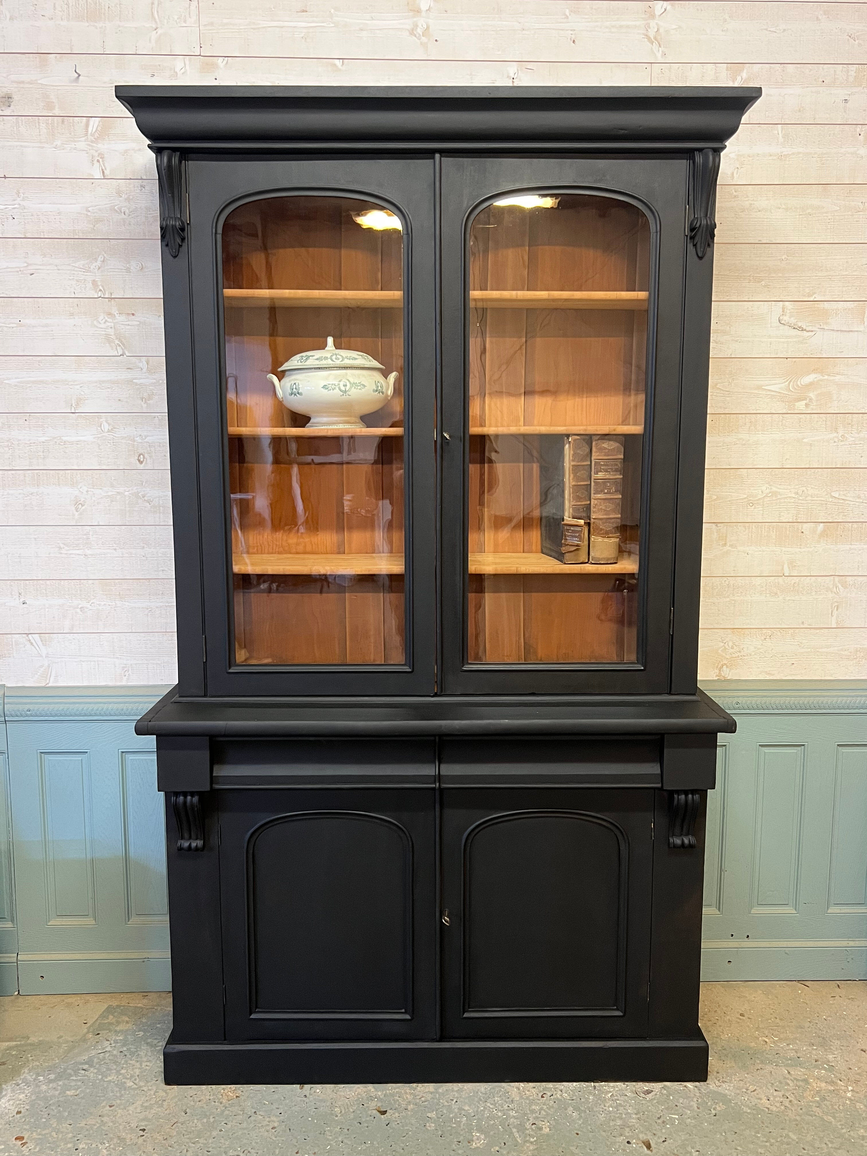 English two-body sideboard