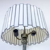 Bronze lamp with mother-of-pearl shade