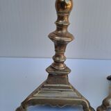 Pair of bronze torches 17th